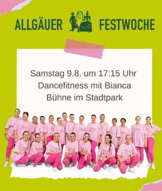 Dancefitness mit Bianca im Stadtpark Kempten 🕺💃