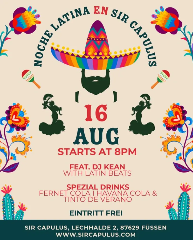 Heiße Latin Beats & Sommerfeeling in Füssen