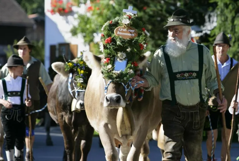 Große Viehscheid mit Krämermarkt in Pfronten