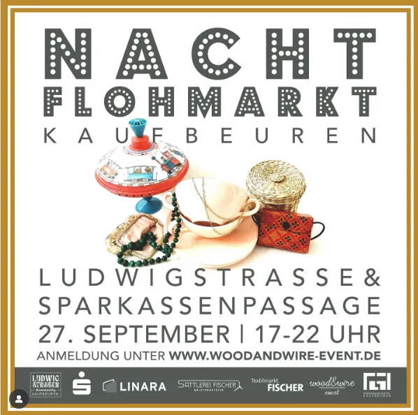 Nachtflohmarkt in Kaufbeuren