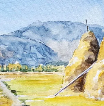 Aquarellieren im Allgäuer Grünen mit Karin Gorgas