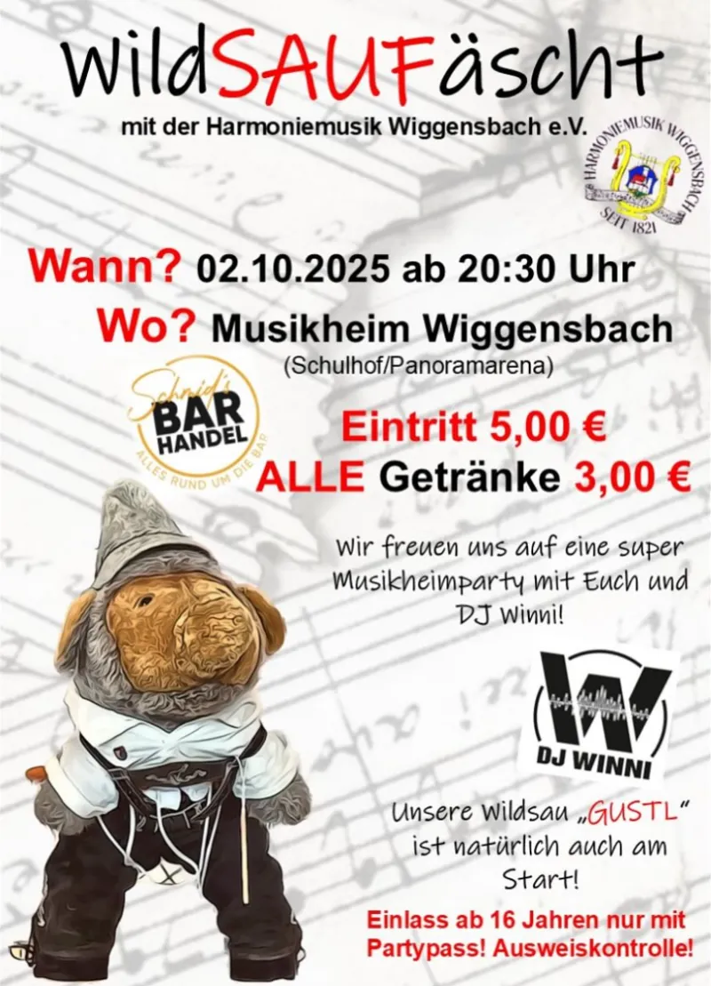 WildSAUFäscht am Musikheim Wiggensbach