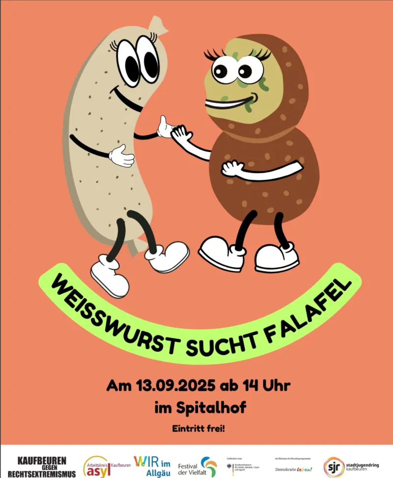 Weisswurst sucht Falafel im Spitalhof Kaufbeuren
