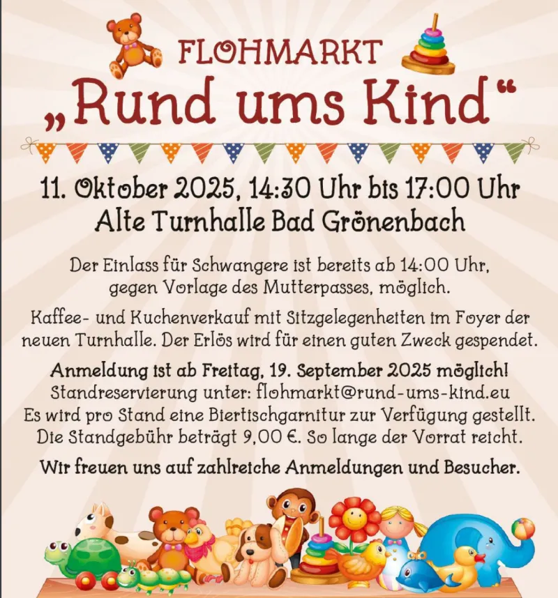 Flohmarkt „Rund ums Kind“ in Bad Grönenbach