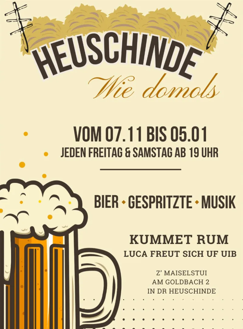 Heuschinde „Wie domols“  in Obermaiselstein