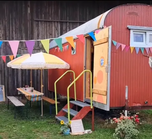 Eltern-Kind-Filzen im Bauwagen in Marktoberdorf 🧶🍁