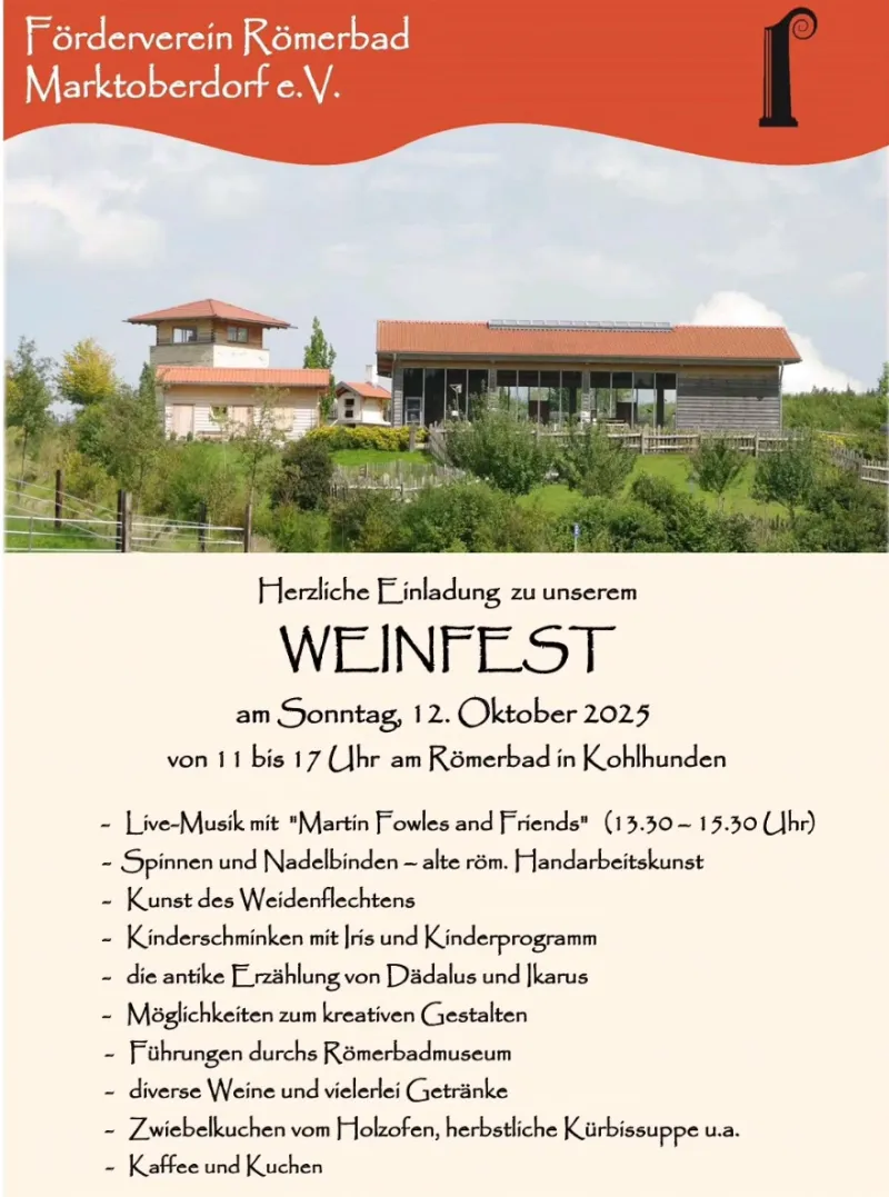 Weinfest im Römerbad Marktoberdorf