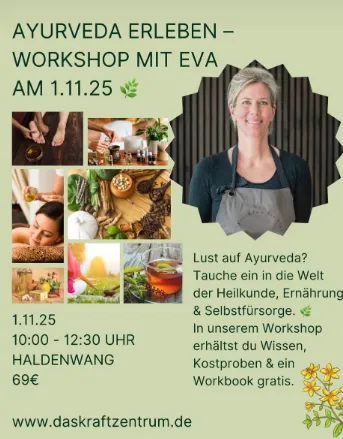 Ayurveda-Workshop in Haldenwang mit Eva