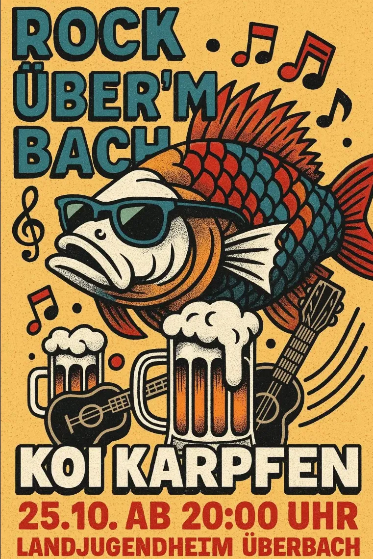 Rock über’m Bach in Überbach