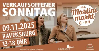 Martinimarkt mit verkaufsoffenem Sonntag in Ravensburg
