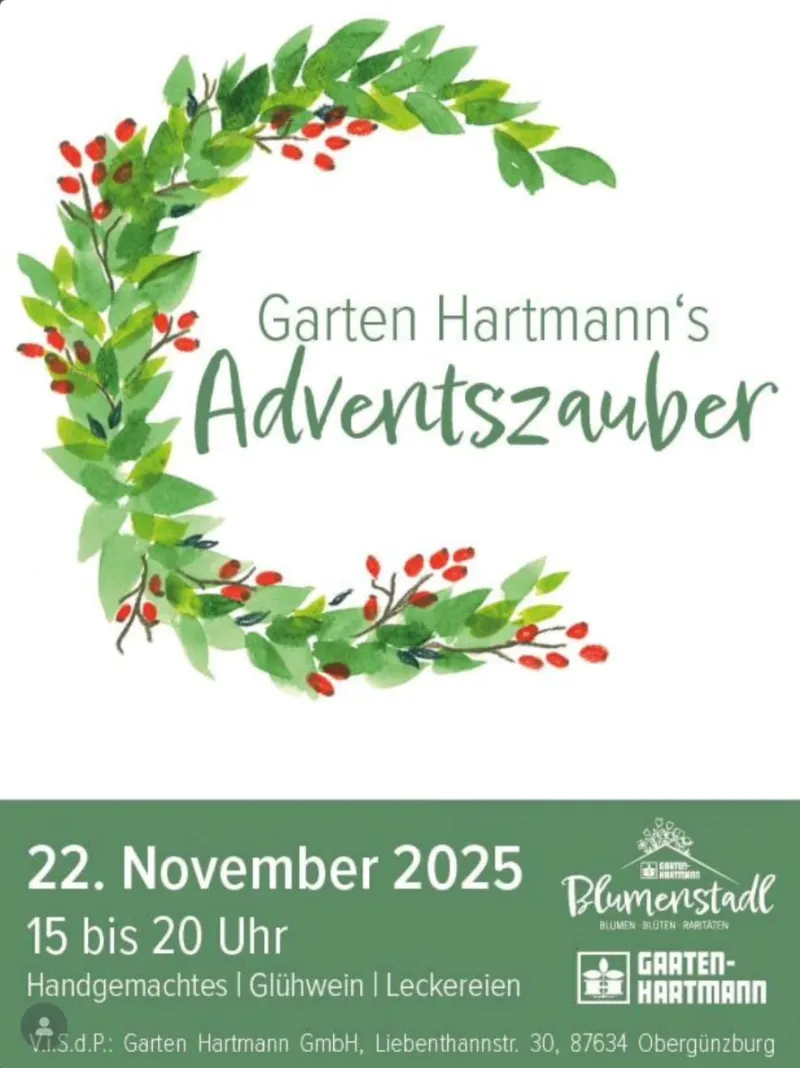 Adventszauber bei Garten Hartmann in Obergünzburg