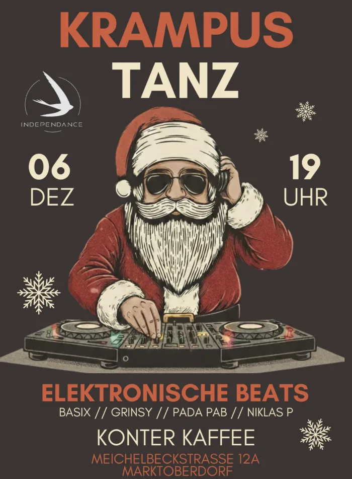 Krampus Tanz im Konter Kaffee in Marktoberdorf