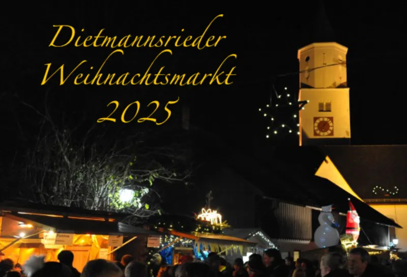 Dietmannsrieder Weihnachtsmarkt auf dem Kirchplatz
