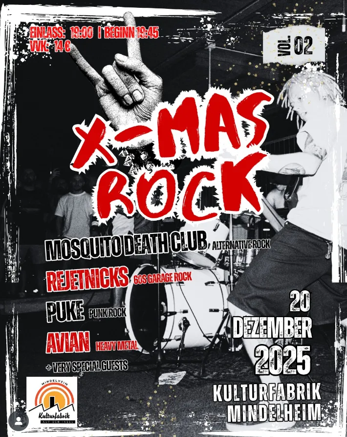 X-MAS Rock in der Kulturfabrik Mindelheim
