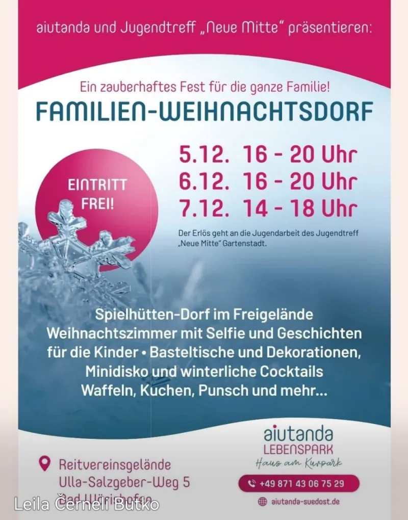 Familien-Weihnachtsdorf bei Bad Wörishofen