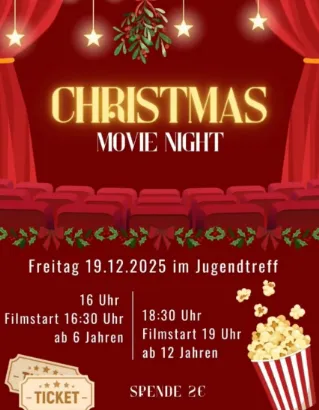 Christmas Movie Night im Jugendtreff Durach
