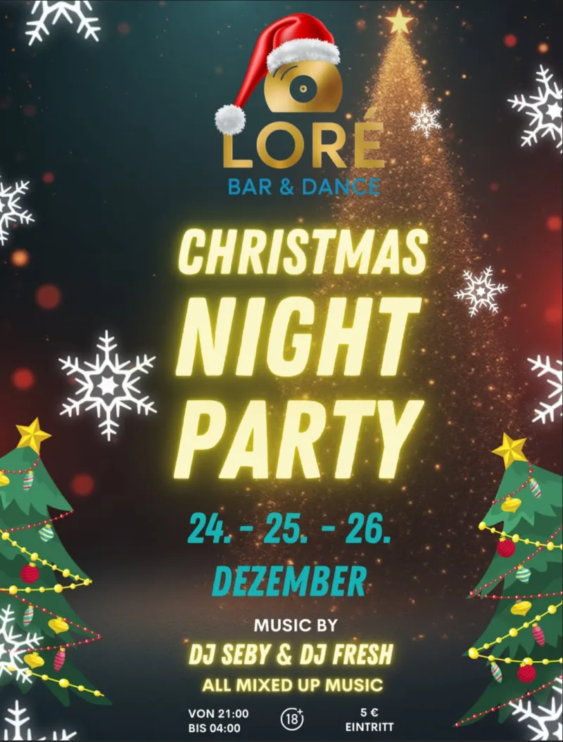 Christmas Night Party in der L’ORÉ Bar & Dance in Isny