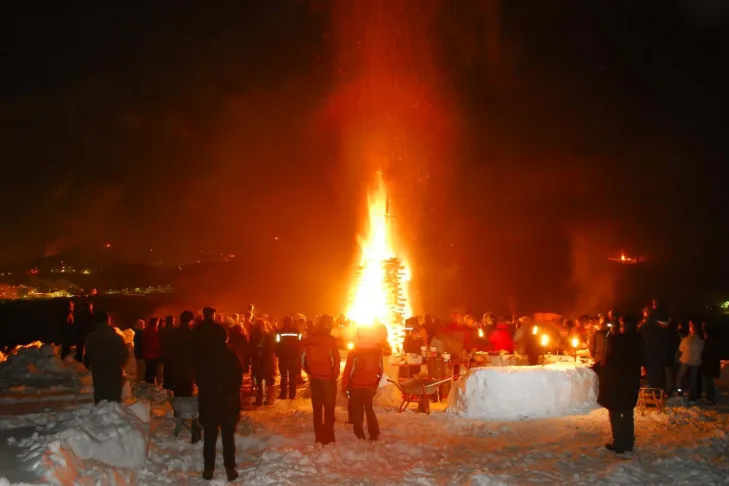 Funkenfeuer der Feuerwehr Sonthofen