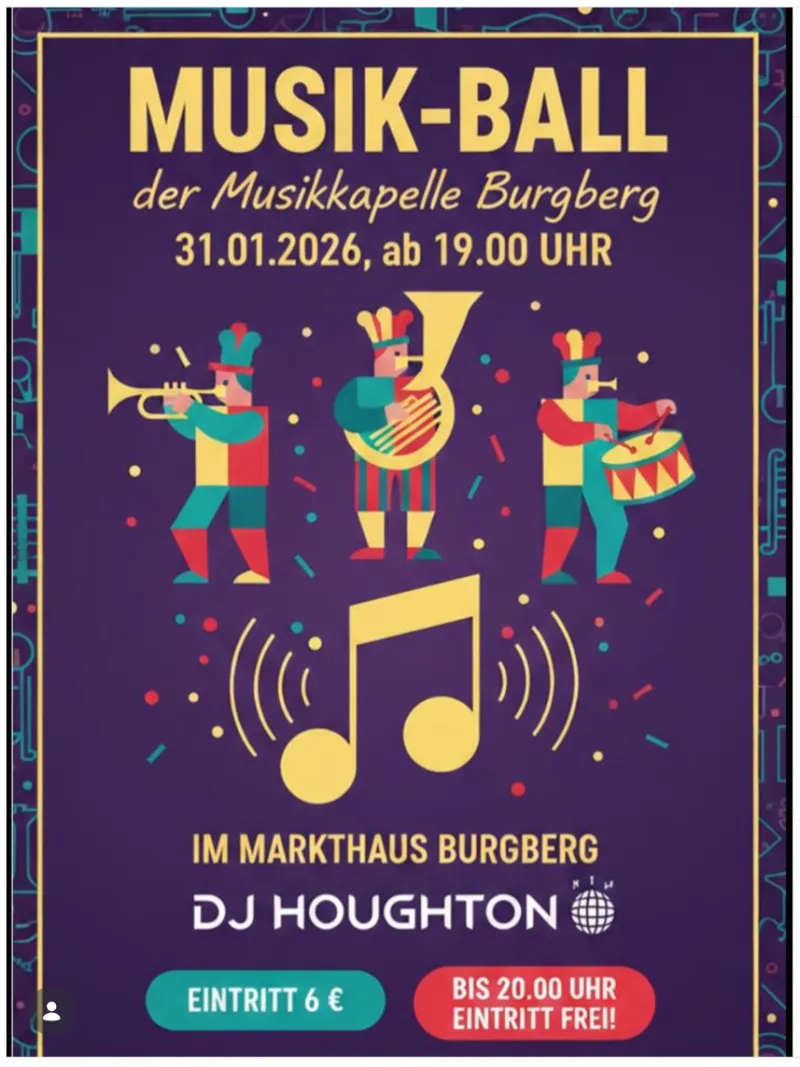 Musik-Ball im Markthaus Burgberg