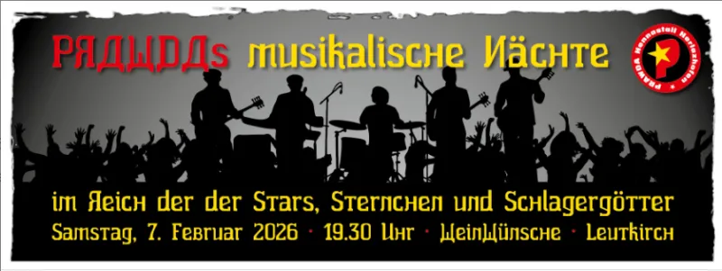 PRAWDA-Ball im WEINWÜNSCHE in Leutkirch