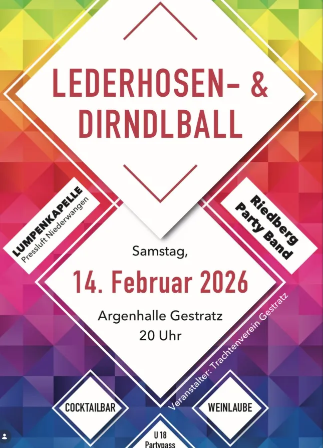 Lederhosen- & Dirndlball in Gestratz