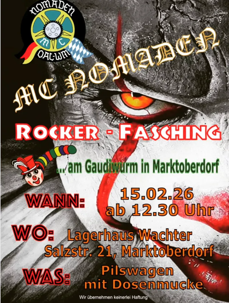 MC Nomaden Rocker-Fasching am Gaudiwurm