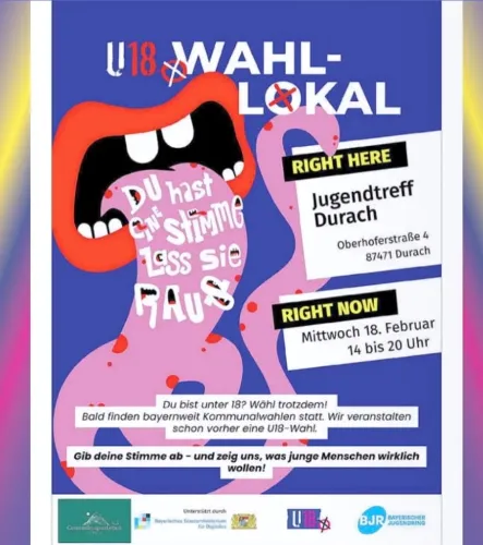 U18 Wahl-Lokal im Jugendtreff Durach