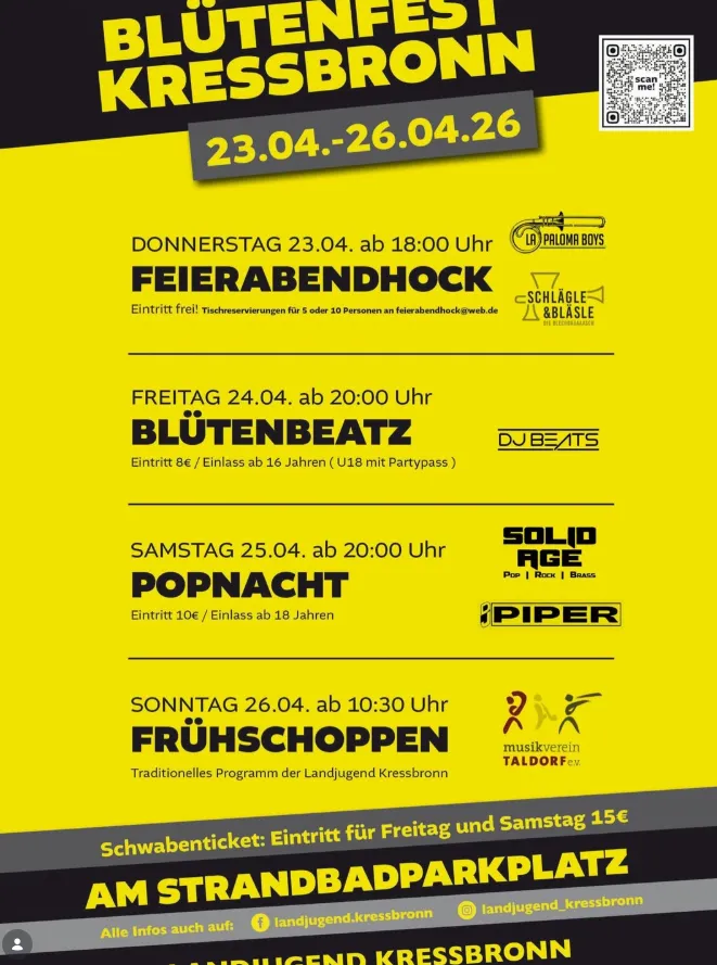 Blütenfest Kressbronn am Strandbadparkplatz