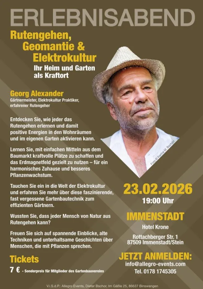 Erlebnisabend mit Georg Alexander in Immenstadt