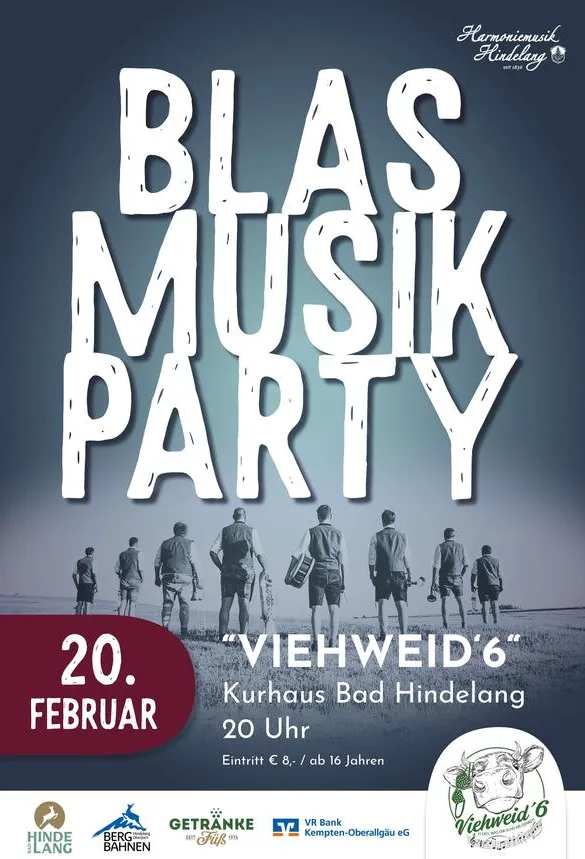 Blasmusik Party im Kurhaus Bad Hindelang
