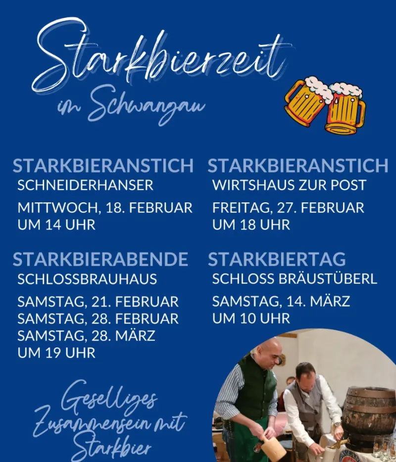 Starkbierzeit in Schwangau