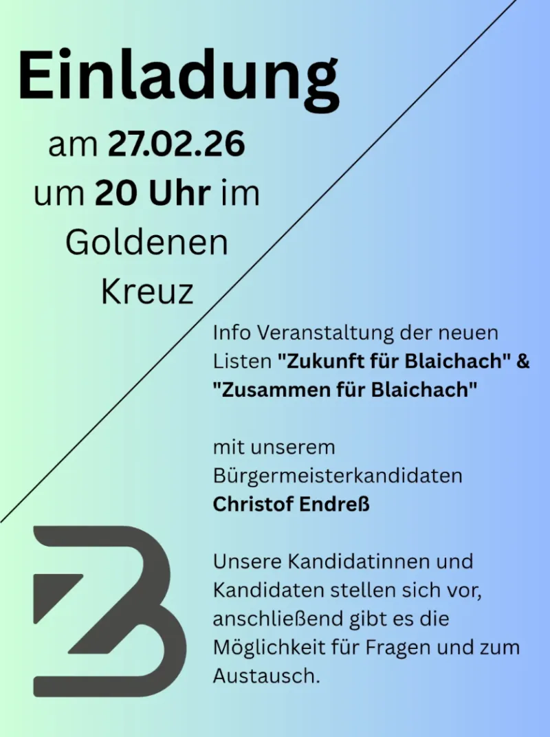 Infoabend im Goldenen Kreuz in Gunzesried