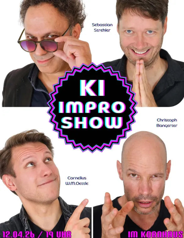 KI Impro Show im Kornhaus Kempten
