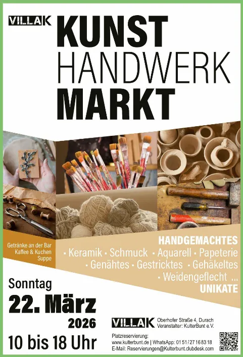 Kunsthandwerkmarkt in der Villa K Durach