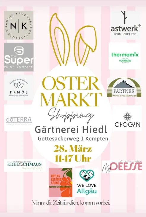 Ostermarkt in der Gärtnerei Hiedl Kempten