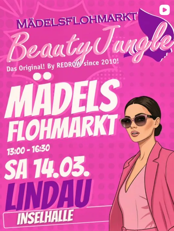 Mädelsflohmarkt Beauty Jungle in der Inselhalle Lindau