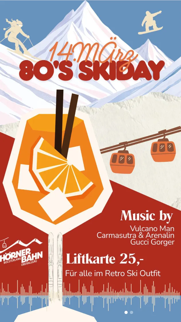 80’s SkiDay an der Hörnerbahn Bolsterlang