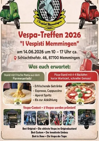 Vespa-Treffen in Memmingen am Schlachthof