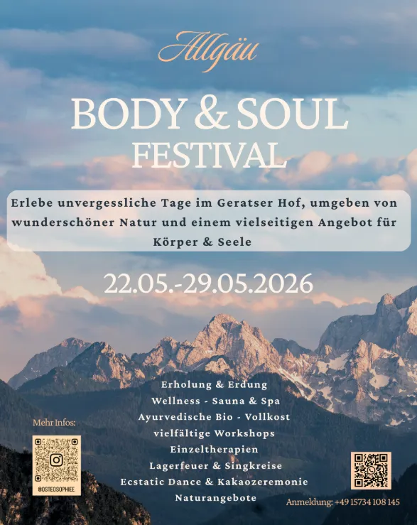 Body & Soul Festival Allgäu in Waltenhofen