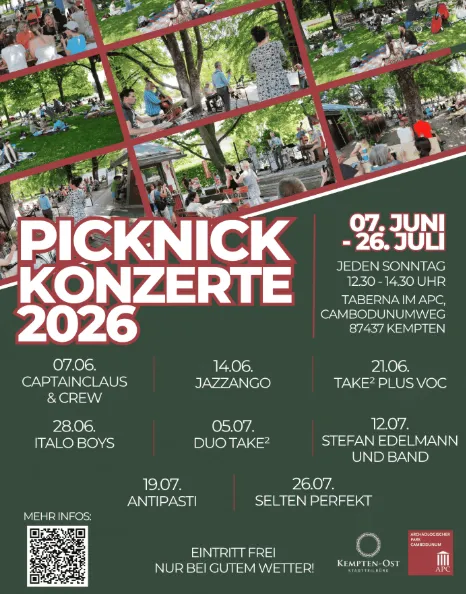 Picknick Konzerte am APC in Kempten