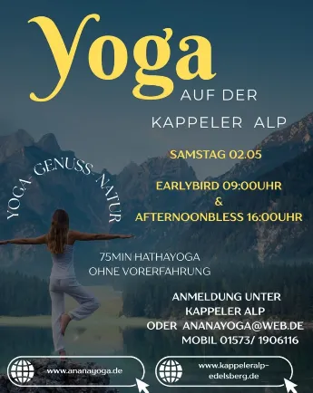 Yoga auf der Kappeler Alp bei Pfronten