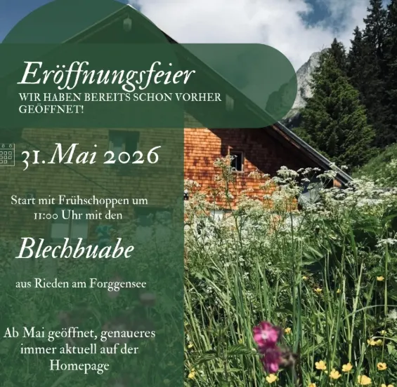 Eröffnungsfeier auf der Gehrenalpe
