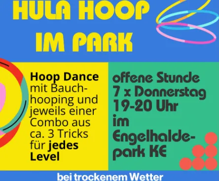 Hula Hoop im Park in Kempten