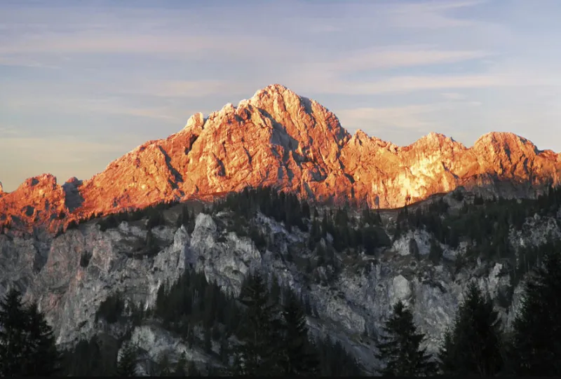 Alpenglühen - Tour mit Ausklang am Waldfestabend