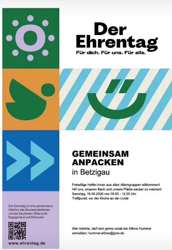 Gemeinsam anpacken am Ehrentag in Betzigau