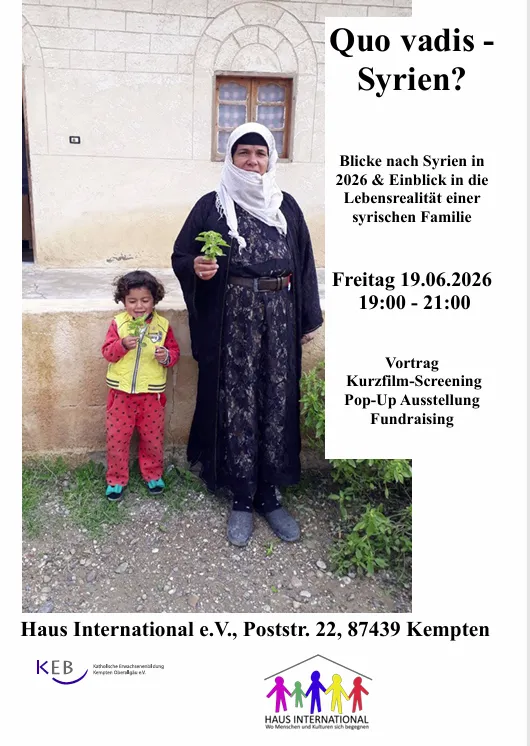 Quo vadis Syrien? Haus International Kempten