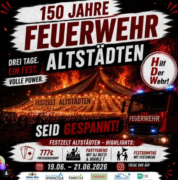 150 Jahre Feuerwehr Altstädten