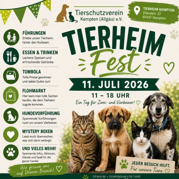Tierheimfest im Tierheim Kempten
