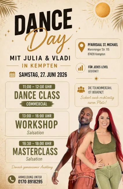 Dance Day im Pfarrsaal St. Michael in Kempten
