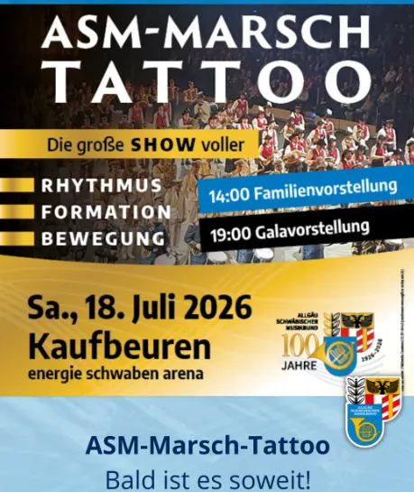 ASM-Marsch-Tattoo in Kaufbeuren